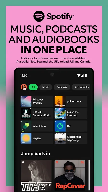 Spotify screenshot 1